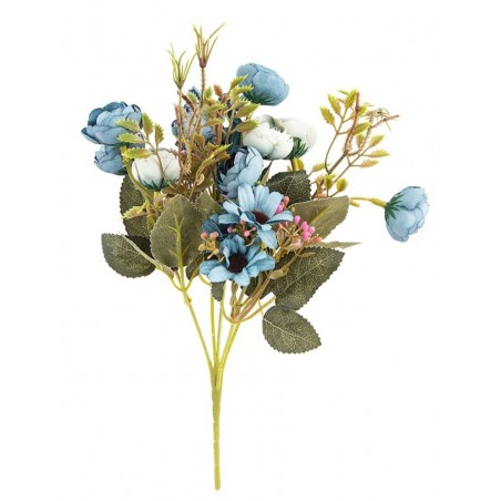 Blumenstrauss (künstlich) Margeriten blau