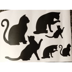 Vinylmotiv Katzen