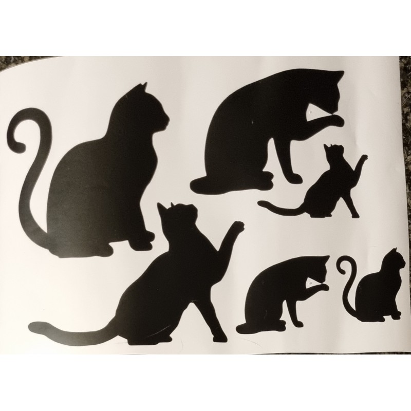 Vinylmotiv Katzen