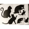 Vinylmotiv Katzen