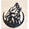 Vinylmotiv Wolf schwarz