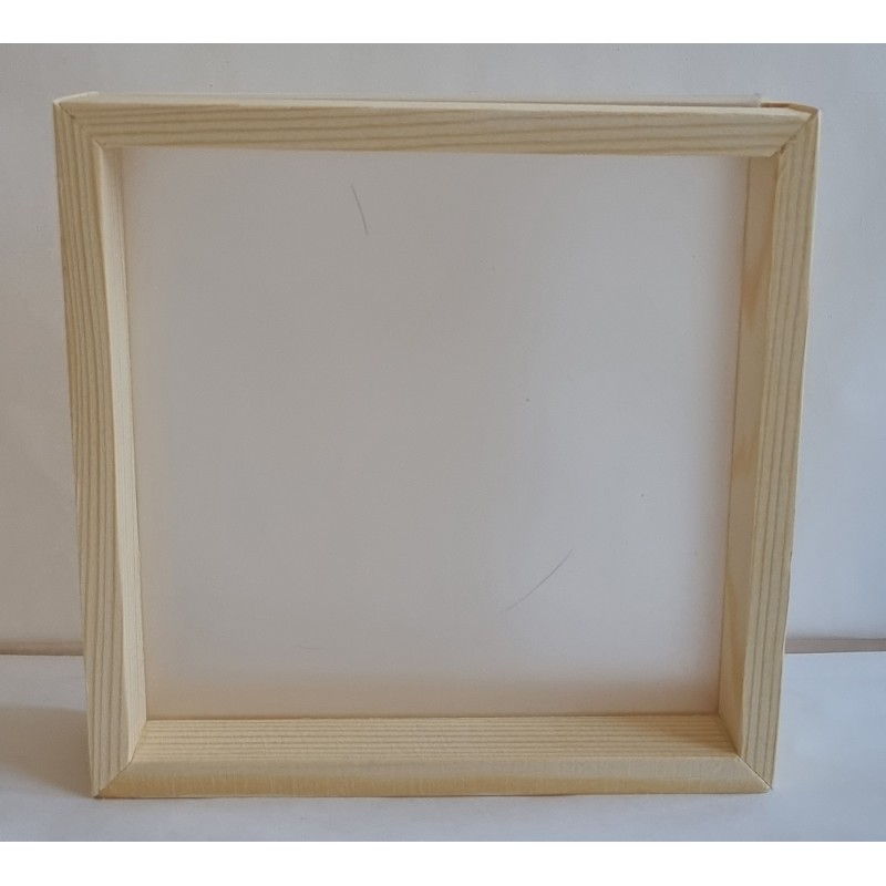 Holzrahmen mit doppel Kunststoffscheibe