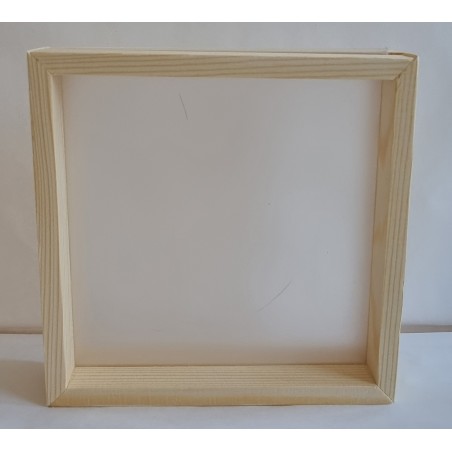 Holzrahmen mit doppel Kunststoffscheibe