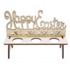 Holz Halterung für Eier Happy Easter