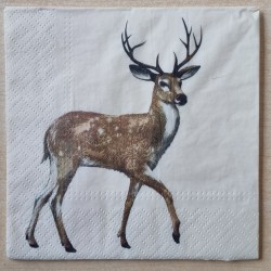 Serviette Hirsch