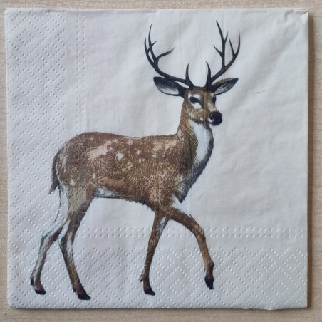 Serviette Hirsch