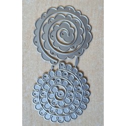 Metall Stanzform Rose