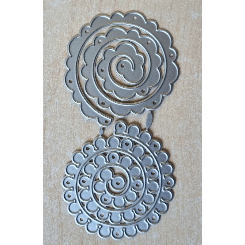 Metall Stanzform Rose