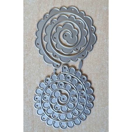 Metall Stanzform Rose