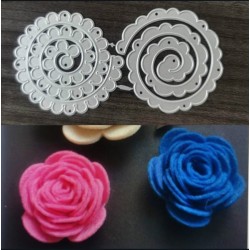 Metall Stanzform Rose