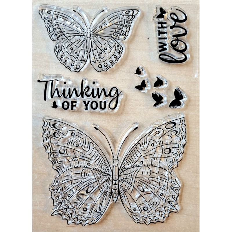 Clear Stamps Schmetterlinge