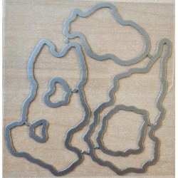 Clear Stamps/Metall Stanzform Ostern