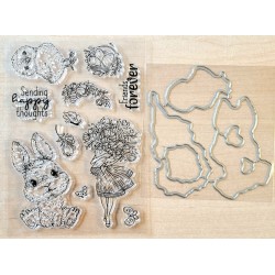 Clear Stamps/Metall Stanzform Ostern