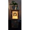 Klötzchen Laterne Holz Home