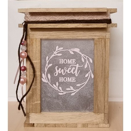 Klötzchen Laterne Holz Home