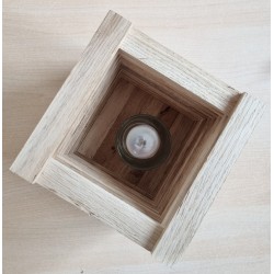 Klötzchen Laterne Holz