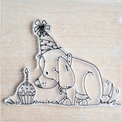 Clear Stamps Hund/Törtchen