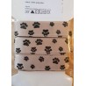 Pfoten Ripsband beige