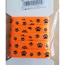 Pfoten Ripsband orange