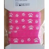Pfoten Ripsband pink
