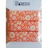 Dekoband Blumen orange