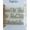 Dekoband Kaninchen beige/hellgrau