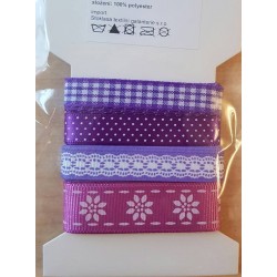 Dekoband Set violette