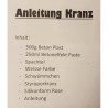 Bastelset Rosen Beton Kranz