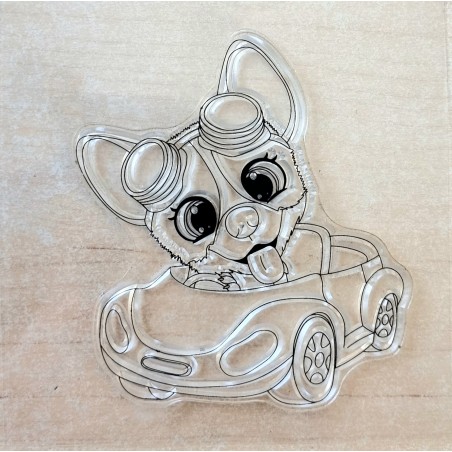 Clear Stamps Hund/Auto