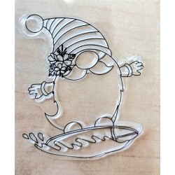 Clear Stamps Wichtel/Surfbrett