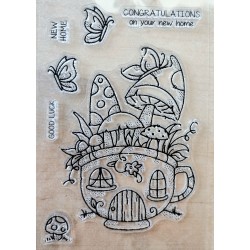 Clear Stamps Pilze/Tasse