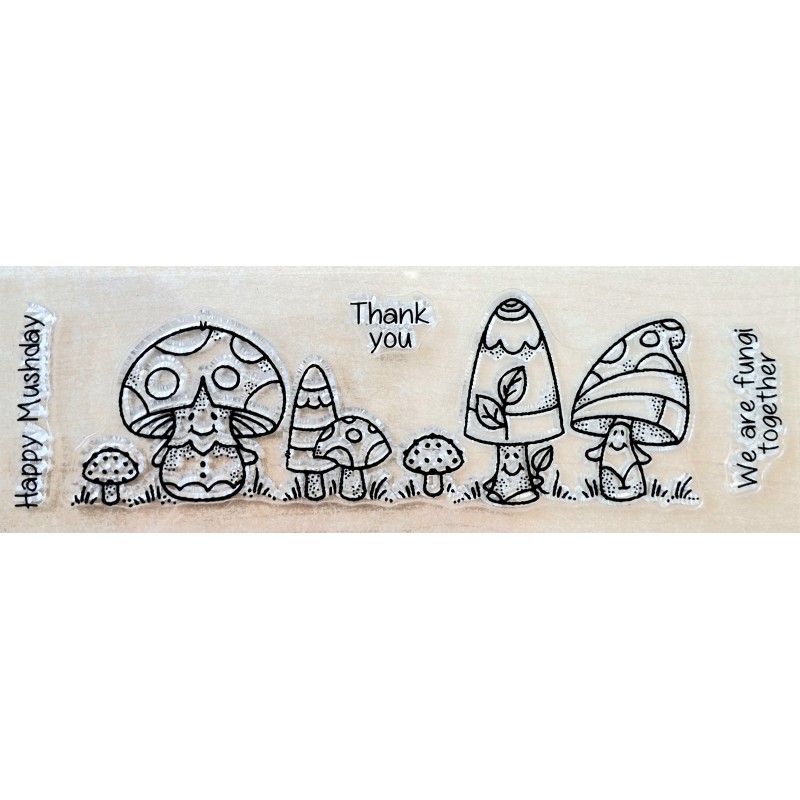 Clear Stamps Lustige Pilze