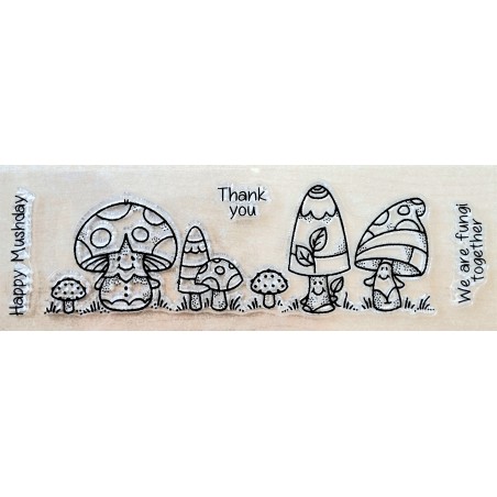 Clear Stamps Lustige Pilze
