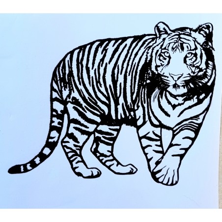 Vinylmotiv Tiger