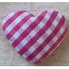 Stoff Herz pink