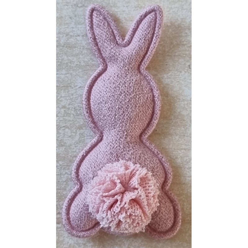 Stoff Hase altrosa