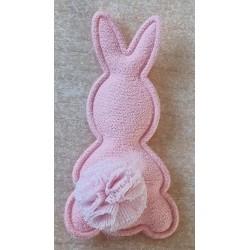 Stoff Hase rosa