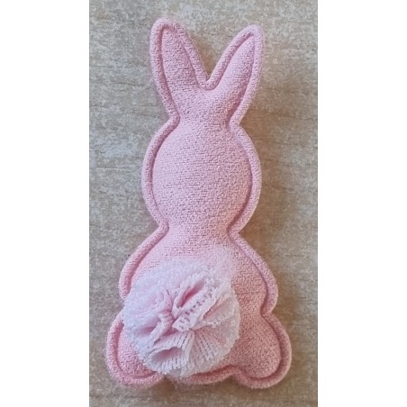 Stoff Hase rosa