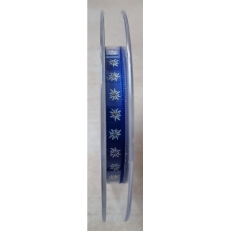 Dekoband Edelweiss blau