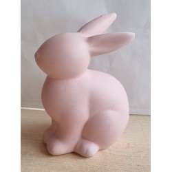 Hase Keramik rosa