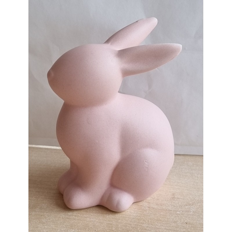 Hase Keramik rosa