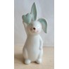 Hase Keramik weiss/mint