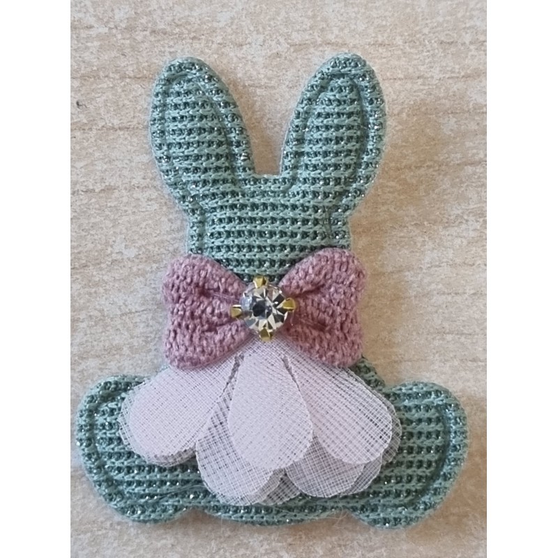 Stoff Hase mint