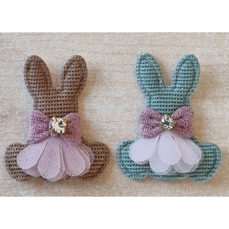 Stoff Hase braun