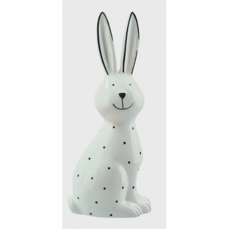 Hase Keramik weiss