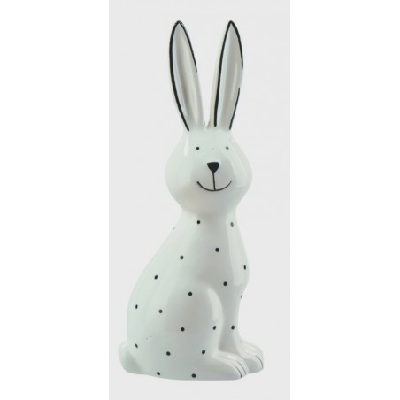 Hase Keramik weiss