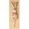 Hase Metall Wandhaken rosa