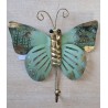 Schmetterling Metall Wandhaken mint