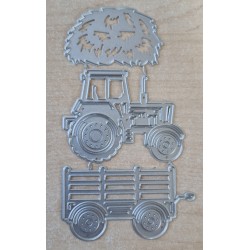 Metall Stanzform Traktor