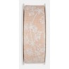Dekoband Blumenranken lachs/weiss